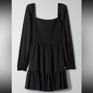 Wilfred Tempest Dress Elegant Black Long Sleeve Dress Small excellent condition